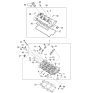 Diagram for 2009 Kia Rondo Cylinder Head Gasket - 223113E001