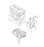 Diagram for Kia Optima Crankshaft Seal - 2142125000