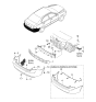 Diagram for 2006 Kia Optima Bumper - 866112G010