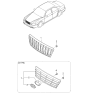 Diagram for 2005 Kia Optima Emblem - 0K2EF51725A