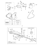 Diagram for 2000 Kia Optima V-Belt - 5717038010