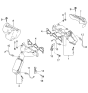 Diagram for 2001 Kia Optima Oxygen Sensor - 3921037160