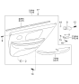 Diagram for 2001 Kia Optima Weather Strip - 8324138000