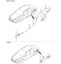 Diagram for 2003 Kia Optima Fuel Door - 695103C000