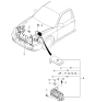 Diagram for 2001 Kia Optima Relay Block - 912203C100