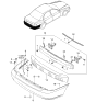 Diagram for 2003 Kia Optima Bumper - 866113C000