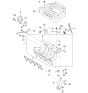 Diagram for Kia Optima Intake Manifold Gasket - 2841138000