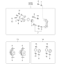 Diagram for Kia Optima Brake Pad Set - 5810138A70