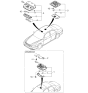 Diagram for 2000 Kia Optima Dome Light - 928203D500GJ