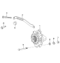 Diagram for 2005 Kia Optima Alternator - 3730038310