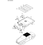 Diagram for 2002 Kia Optima Sun Visor - 852023C900BT