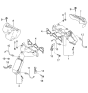 Diagram for 2005 Kia Optima Oxygen Sensor - 3921037510