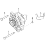 Diagram for Kia Optima Alternator Bracket - 3746037102