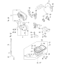 Diagram for 2003 Kia Optima Oil Pan Baffle - 2151438051