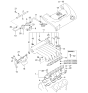 Diagram for 2003 Kia Optima Engine Cover - 2924037210