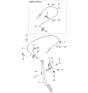 Diagram for 2000 Kia Optima Accelerator Cable - 327903C100