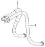 Diagram for 2001 Kia Optima Oil Cooler Hose - 2542038505