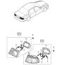 Diagram for 2004 Kia Optima Light Socket - 924573C100