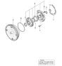 Diagram for 2006 Kia Spectra Oil Pump Gasket - 4615639000