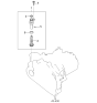 Diagram for 2000 Kia Optima Vehicle Speed Sensor - 4651039000