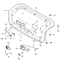 Diagram for 2004 Kia Optima Door Striker - 812103C000