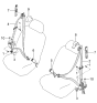 Diagram for 2004 Kia Optima Seat Belt - 8881038501GJ