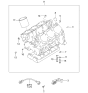 Diagram for Kia Optima Knock Sensor - 3951038021