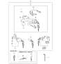 Diagram for 2004 Kia Optima Ignition Switch - 9311038000