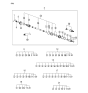 Diagram for Kia Optima Axle Shaft - 4950838E00