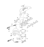 Diagram for 2003 Kia Optima Exhaust Manifold - 2851038250