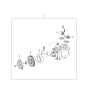 Diagram for 2002 Kia Optima A/C Clutch - 9764338020