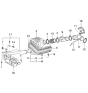 Diagram for Kia Optima Air Filter Box - 2811137101