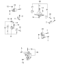 Diagram for 2003 Kia Optima Engine Mount Bracket - 2181038710