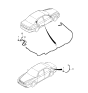 Diagram for 2003 Kia Optima Antenna Cable - 962803C600