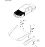 Diagram for Kia Optima Hood - 664003C800