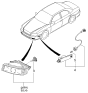 Diagram for 2000 Kia Optima Side Marker Light - 923033C000