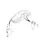 Diagram for Kia Door Jamb Switch - 9356023100