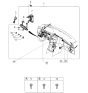 Diagram for 2003 Kia Optima Relay Block - 911203C300