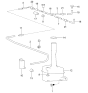 Diagram for 2001 Kia Optima Windshield Washer Nozzle - 9863038001