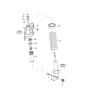 Diagram for 2003 Kia Optima Shock And Strut Mount - 5536038601