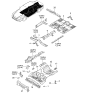 Diagram for Kia Amanti Floor Pan - 6511138100