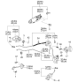 Diagram for 2000 Kia Optima Door Latch Cable - 8137238000