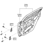 Diagram for 2003 Kia Optima Door Hinge - 794203C000