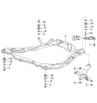 Diagram for 2003 Kia Optima Front Cross-Member - 6240538300