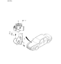 Diagram for Kia ABS Control Module - 589203C000