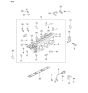 Diagram for 2002 Kia Optima Cylinder Head Gasket - 2231137220