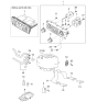 Diagram for 2002 Kia Optima A/C Switch - 972693C000