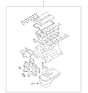 Diagram for 2000 Kia Optima Cylinder Head Gasket - 2091038C01