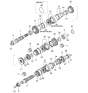 Diagram for 2002 Kia Optima Input Shaft Bearing - 4325339060