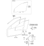 Diagram for 2002 Kia Optima Window Run - 8253038001